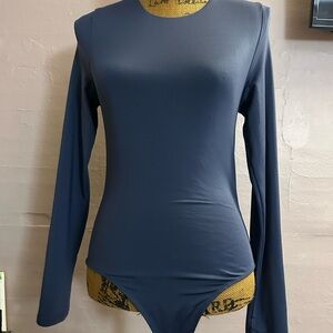 Navy Long Sleeve Women's Top